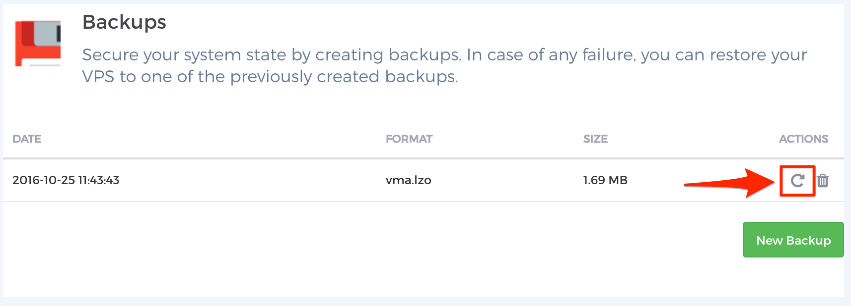 Step 2 - Restore Backups