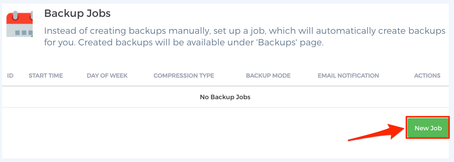 Step 4 - Scheduled Backups