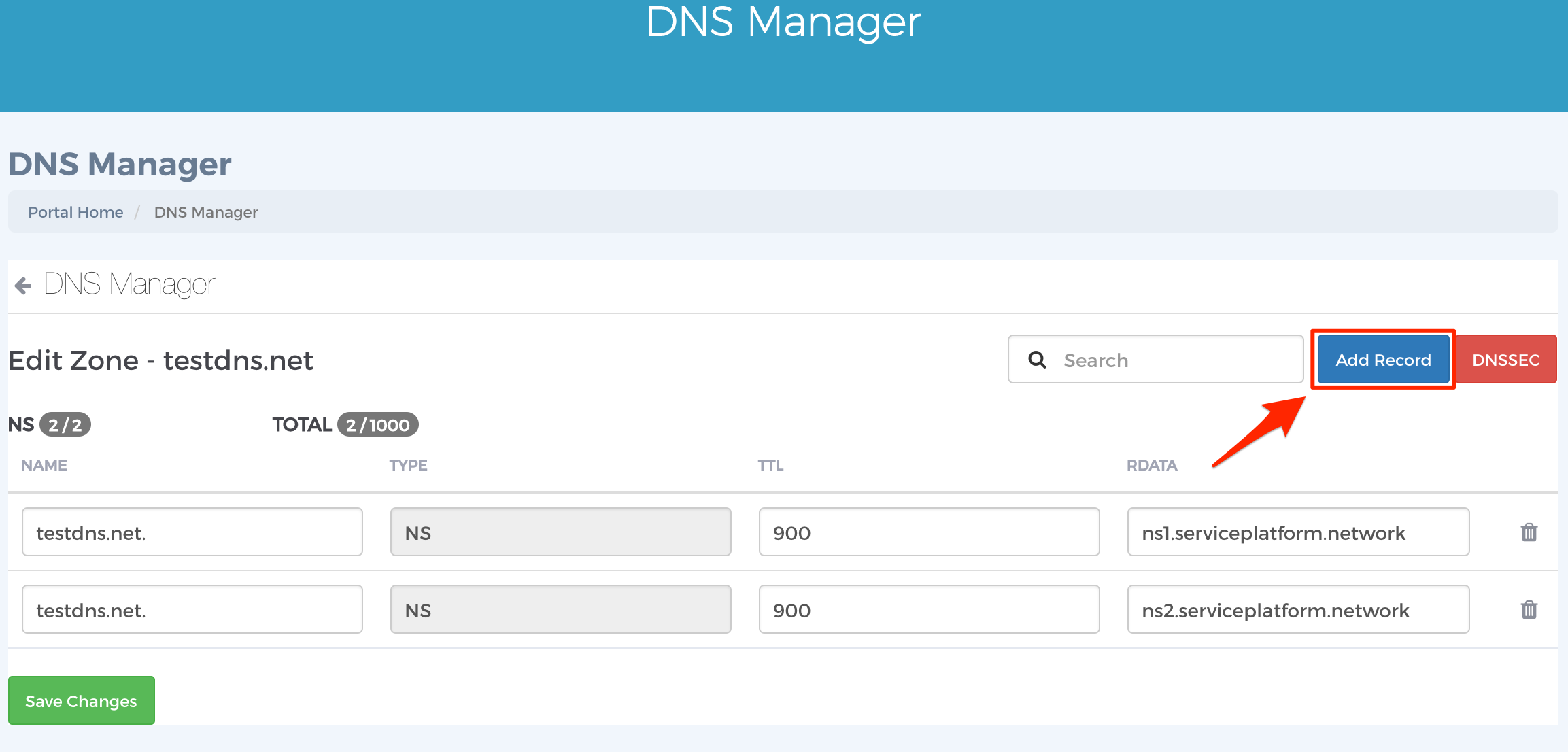 Step 4 - Manage DNS
