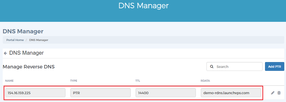 rDNS - Step 8